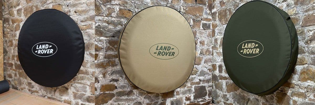 High-quality canvas wheel covers for your Land Rover.