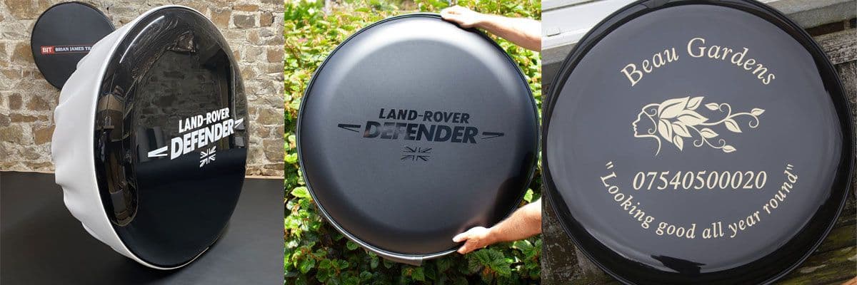 Simple design wheel covers for your Land Rover. 