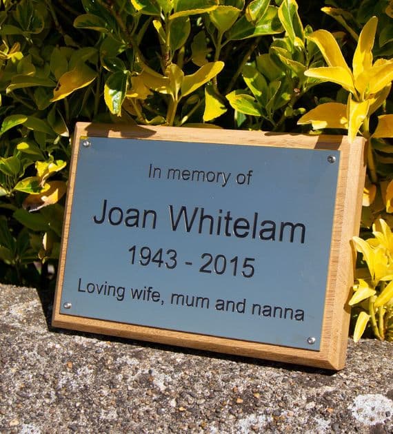 1.5mm Stock Sizes Engraved Brass Plaque | The Sign Maker Shop