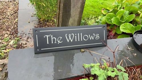 Made to Order Slate House Signs (10 - 12mm Thick) | The Sign Maker Shop