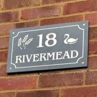 Made to Order Slate House Signs (10 - 12mm Thick) | The Sign Maker Shop