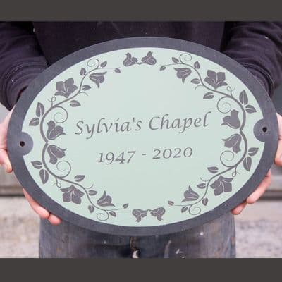 12mm Painted Slate Memorials