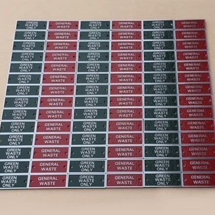 2" High Cast Aluminium Sign