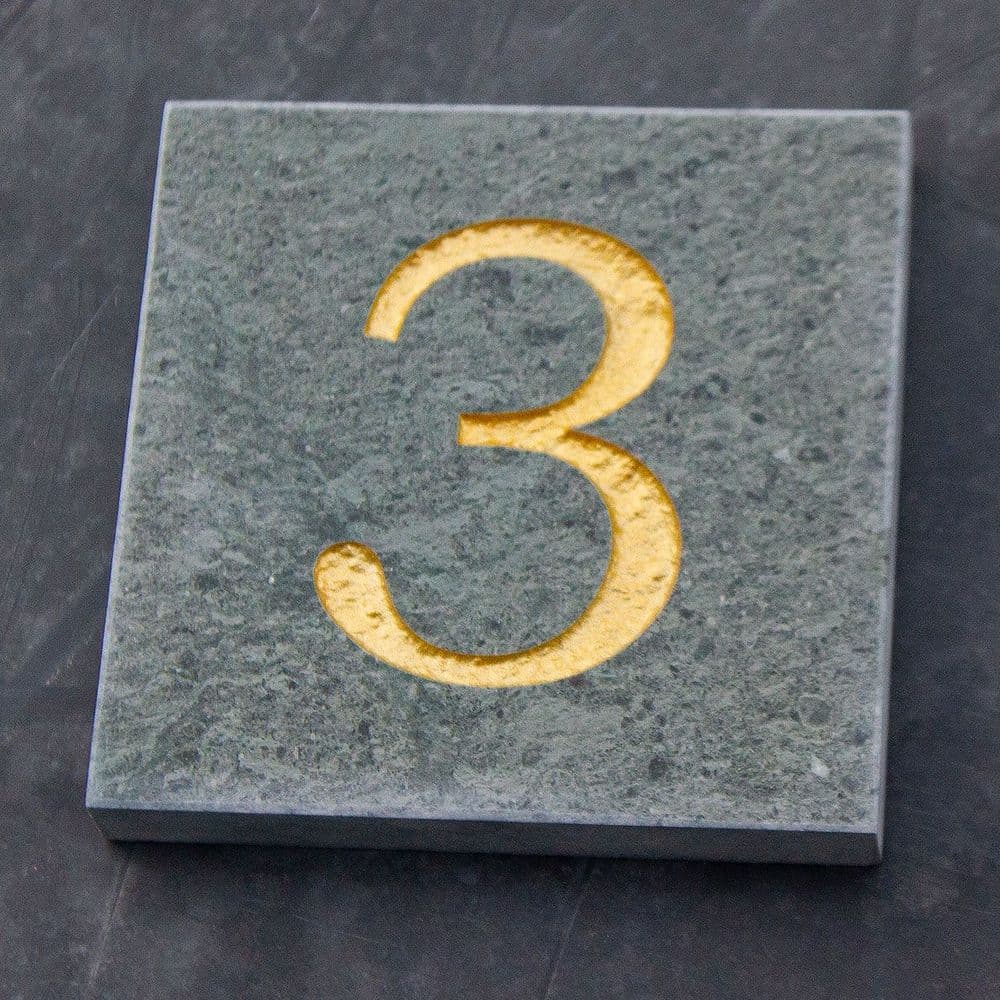 20mm Chunky Slate House Number