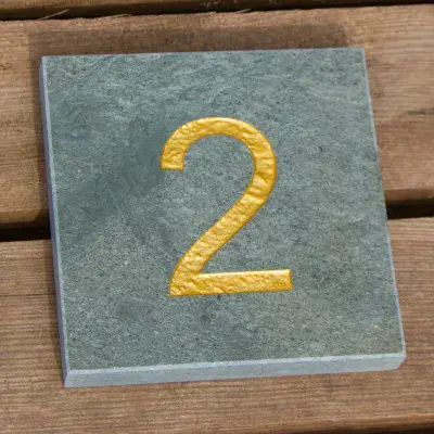 20mm Chunky Slate House Number