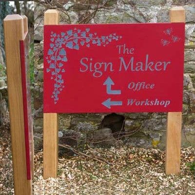20mm Painted Slate House Signs