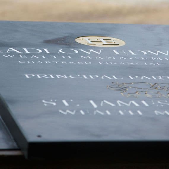 Made to Measure Slate Signs & Memorials 20mm thick| The Sign Maker Shop
