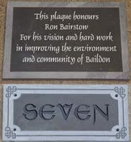Made to Measure Slate Signs & Memorials 20mm thick| The Sign Maker Shop
