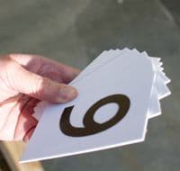 1.2mm PVC Hymn Board  Numbers | The Sign Maker Shop