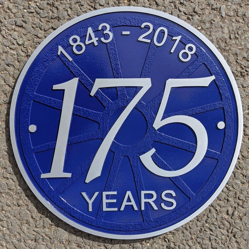 5.5" High Cast Aluminium Plaque