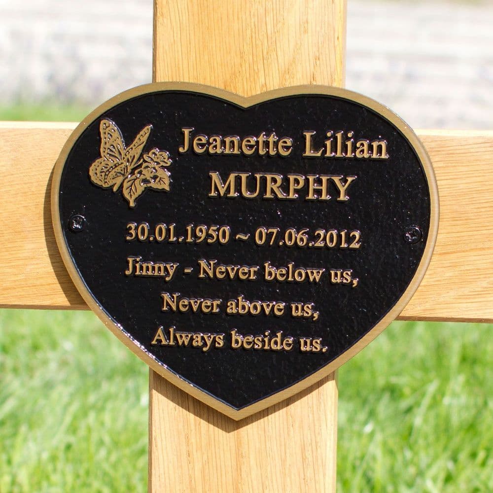 5.5" High Cast Bronze Plaque