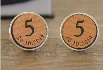 5th Anniversary Cufflinks