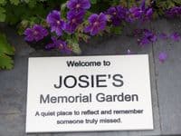 Engraved 6mm Corian Memorial Plaques & Signs | The Sign Maker Shop