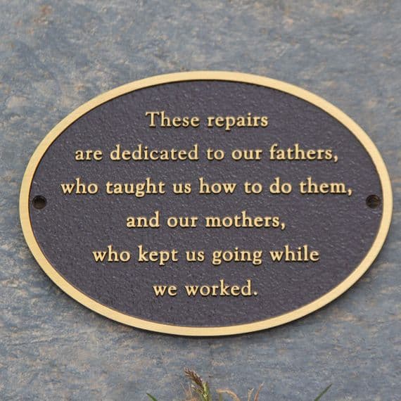 Bronze Signs - Rectangular, Round & Arch Top | The Sign Maker Shop