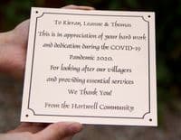 Small Acrylic Laminate Plaques / House Signs | The Sign Maker Shop