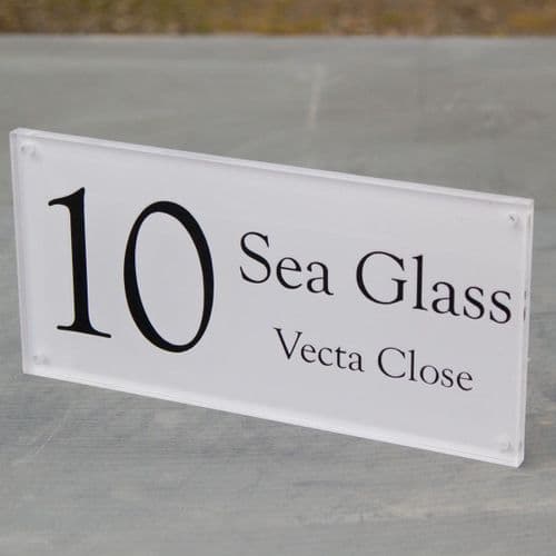 Acrylic Glass Name Plates with Backing Vinyl | The Sign Maker Shop