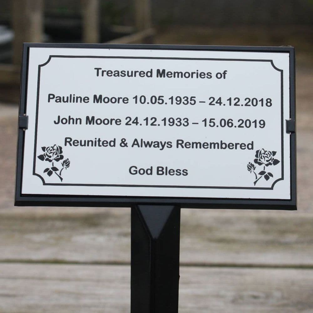 Acrylic Plaque in Plaque Holder