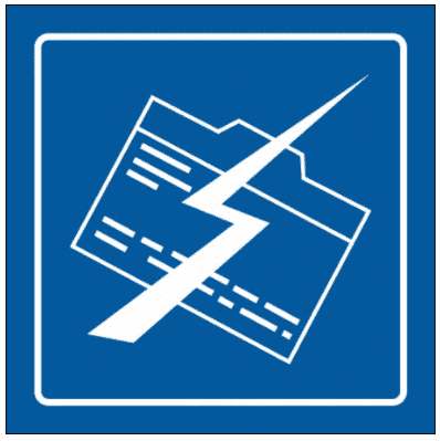 Airport & Marine Terminal Sign - Cables And Faxes Symbol (2430)
