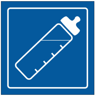 Airport & Marine Terminal Sign - Nursery Symbol (2412)