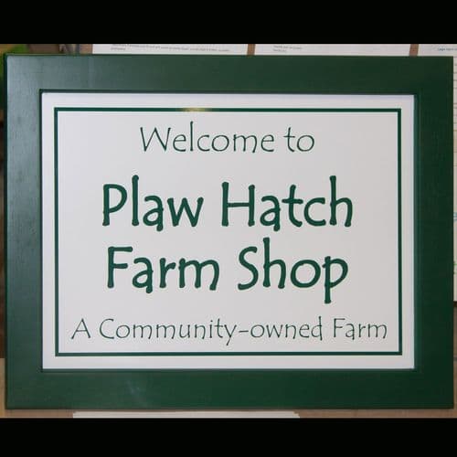 Painted Hardwood Frame Sign | The Sign Maker Shop