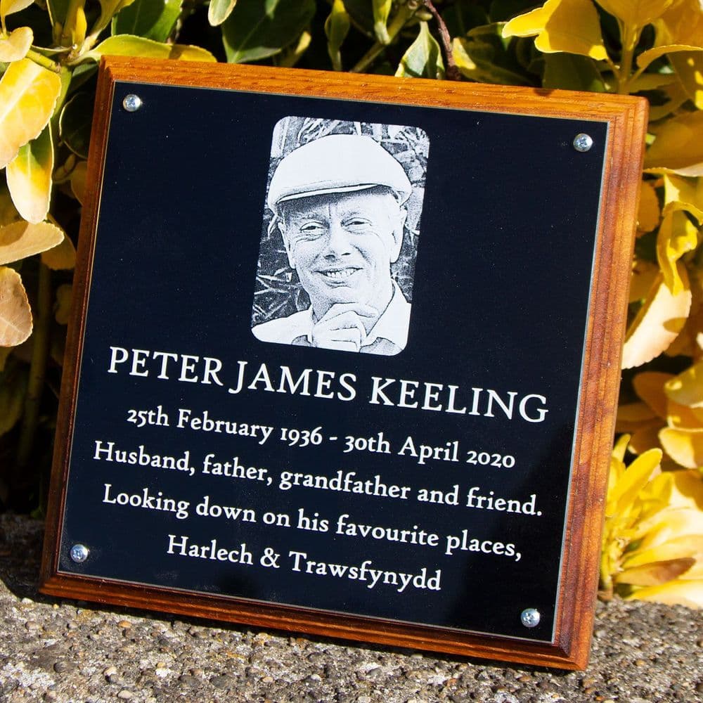 Aluminium Plaque with Photo
