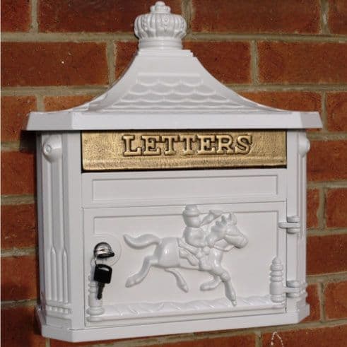 Wall Mounted Aluminium Post Box  / LetterBox | The Sign Maker Shop