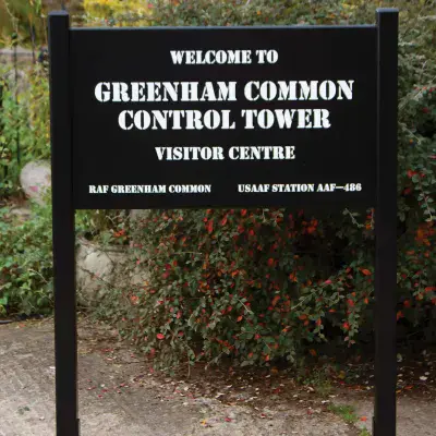 Aluminium Tray Signs with Square Posts