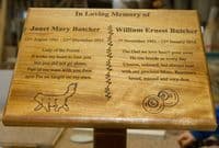 Online Sign Shop | Wooden Post / Tree Stake for Woodland Burial - No Metal