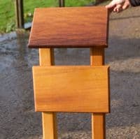 Angled Wooden Posts  for Backing Boards | The Sign Maker Shop