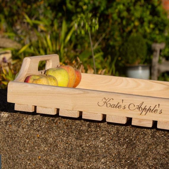 Wooden Apple Storage Boxes  | The Sign Maker Shop

