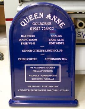 Arch Fibreglass Signs (GRP)