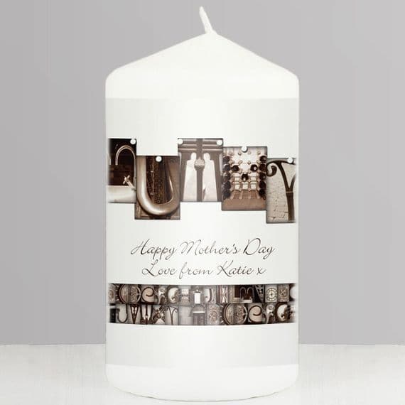 Artistic MUMMY Candle - Personalised | The Sign Maker Shop