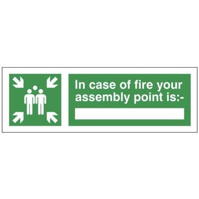 Assembly Point Sign - FE - In Case of Fire Your Assembly Point is