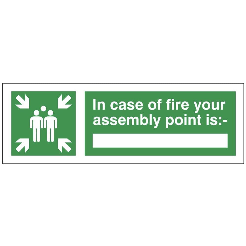 Assembly Point Sign - FE - In Case of Fire Your Assembly Point is