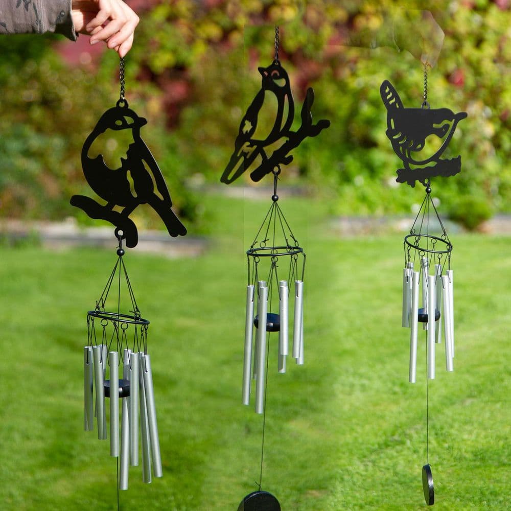 Assorted Silhouette Bird Windchimes