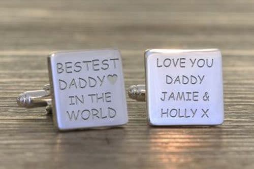 Bestest Daddy Cufflinks