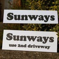 Black and White Deep Engraved Signs  | The Sign Maker Shop