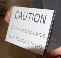 Black and White Deep Engraved Signs  | The Sign Maker Shop
