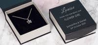 Bridesmaid Gift Silver Butterfly Necklace | The Sign Maker Shop
