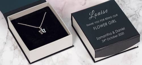 Bridesmaid Gift Silver Butterfly Necklace | The Sign Maker Shop

