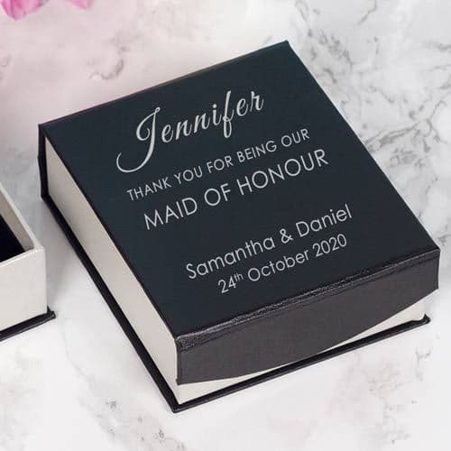 Bridesmaid Gift Silver Butterfly Necklace | The Sign Maker Shop
