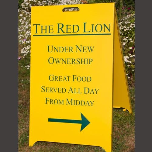 Well Made but Good Value Budget A-Board| The Sign Maker Shop