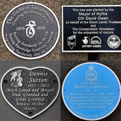 Cast Aluminium Plaques