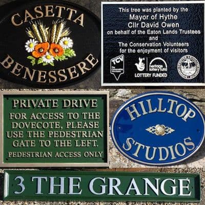 Cast House Signs