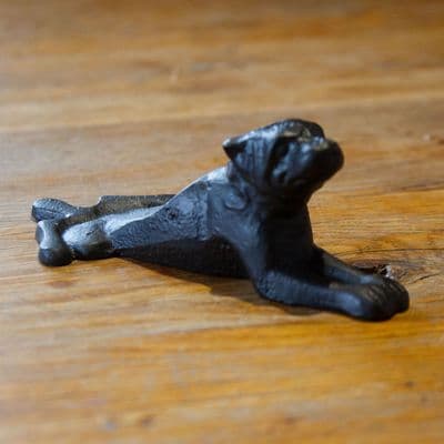 Cast Iron Dog Door Stop