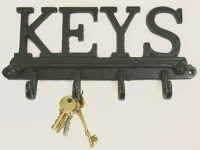 Cast Iron Key Hooks