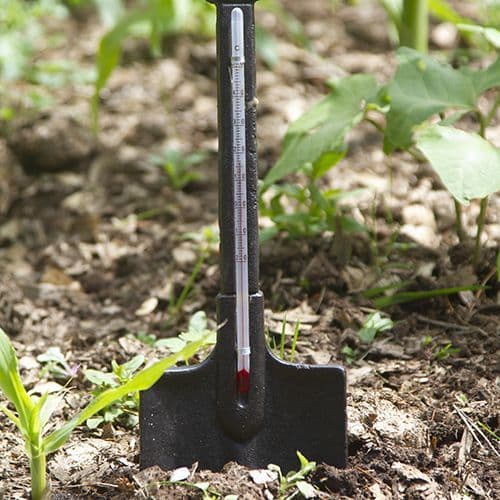 Cast Iron Spade Thermometer
