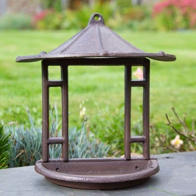 Cast Iron  Wall Bird Feeder