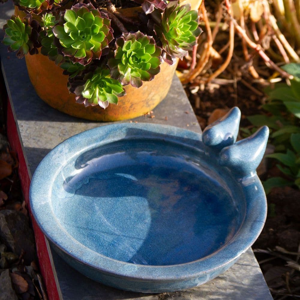 Ceramic Bird Bath - Large