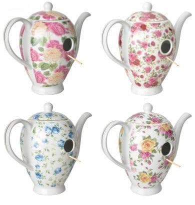 Decorative Ceramic Coffee Pot Bird House | The Sign Maker Shop